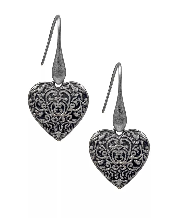Patricia Nash Tooled Heart Set