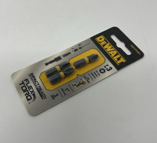DEWALT DWA1PH3IR3 #3 Impact Ready Flex Torq 1” Bits