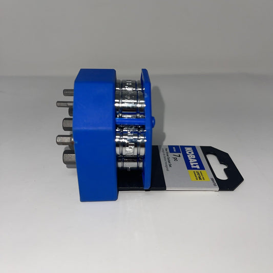 Kobalt 7 Piece 3/8" Drive Hex Bit Socket Set New (E6)-Metric