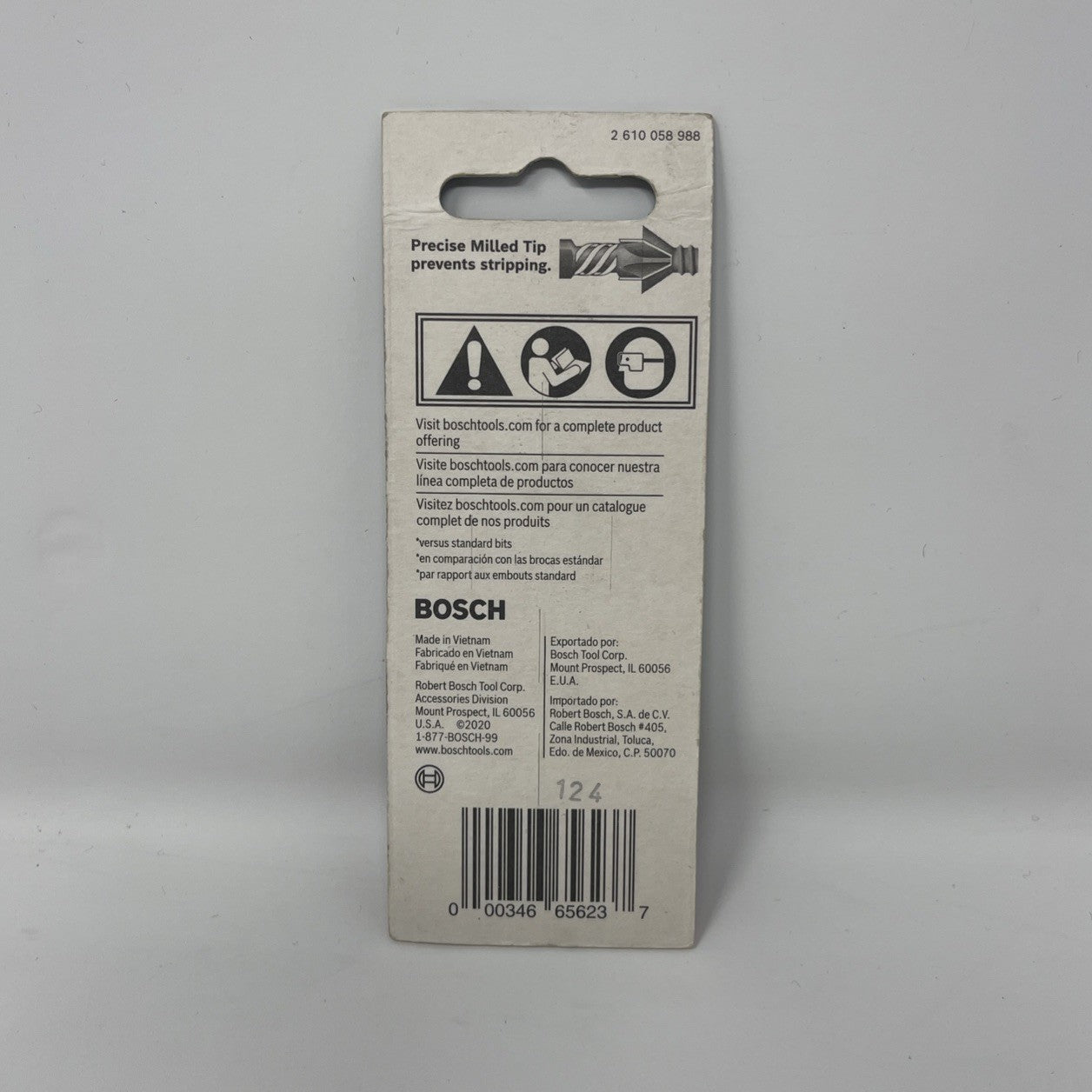 BOSCH ITDSL810202-2 pc. Driven 2 in. Impact Slotted #8-10 Power Bits
