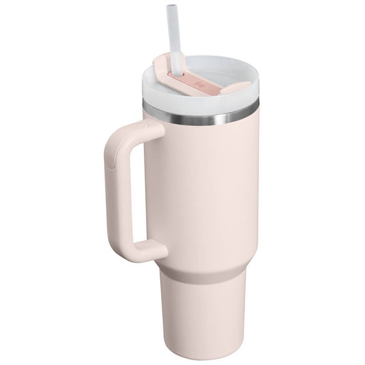 Stanley 40 oz Stainless Steel H2.0 FlowState Quencher Tumbler Rose Quartz 2.0