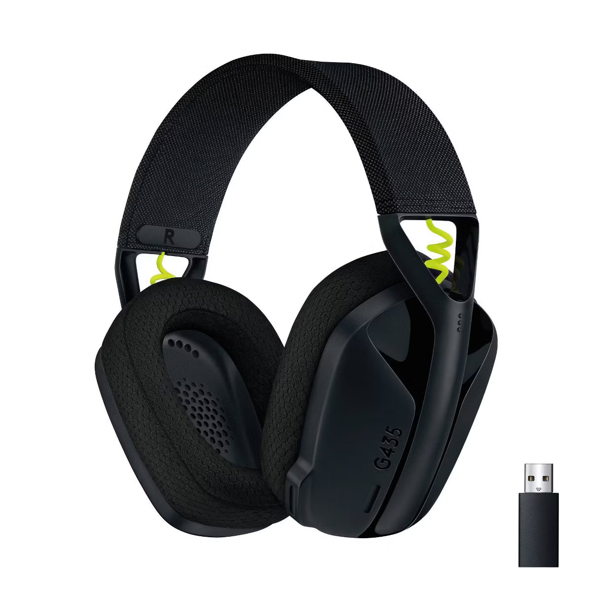 Logitech G435 Wireless Gaming Headset for PC, Black