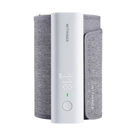 Withings - BPM Connect - Wi-Fi Smart Blood Pressure Monitor - White/Gray
