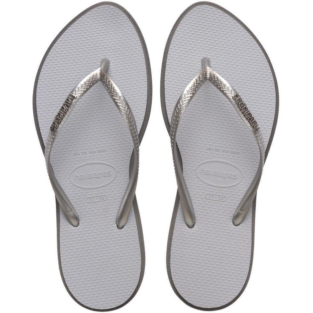 Havaianas Slim Point women's flip-flops in Steel Gray