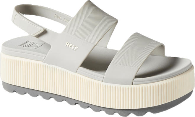 REEF Water Vista Higher platform sandals in Fog