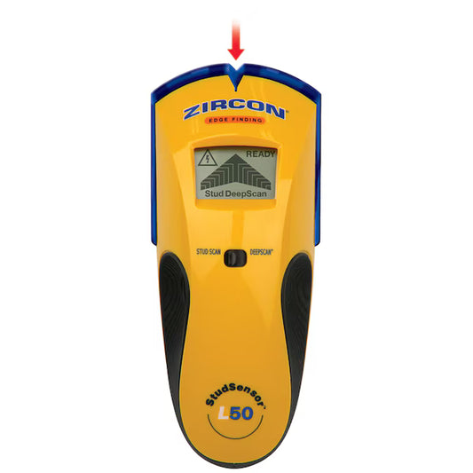 Zircon StudSensor L50 Stud Finder with WireWarning 1.5-in Scan Depth Metal and wood stud Finder