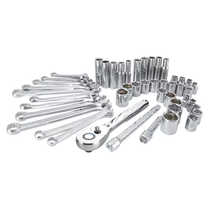 CRAFTSMAN 47 -Piece Metric and standard (SAE) Mechanics Tool Set with Soft Case