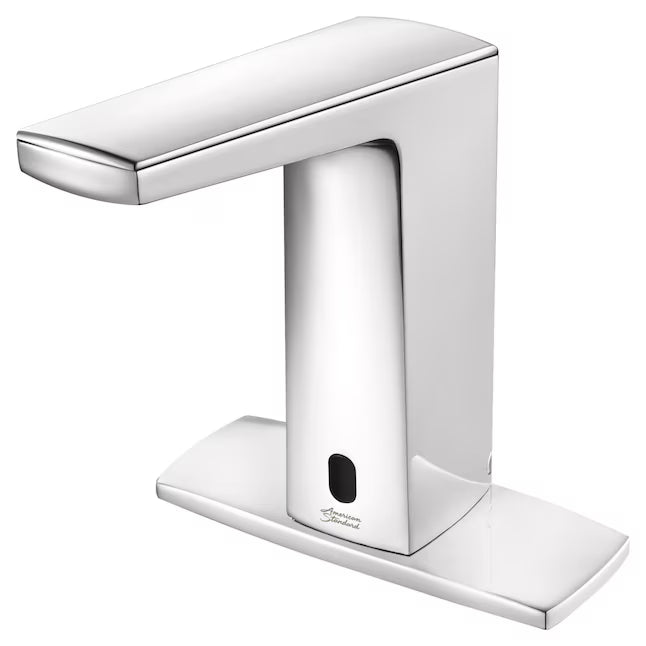 American Standard Paradigm Selectronic Polished Chrome Single hole Touchless Mid-arc Commercial Touchless Bathroom Sink Faucet