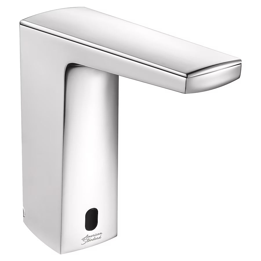 American Standard Paradigm Selectronic Polished Chrome Single hole Touchless Mid-arc Commercial Touchless Bathroom Sink Faucet