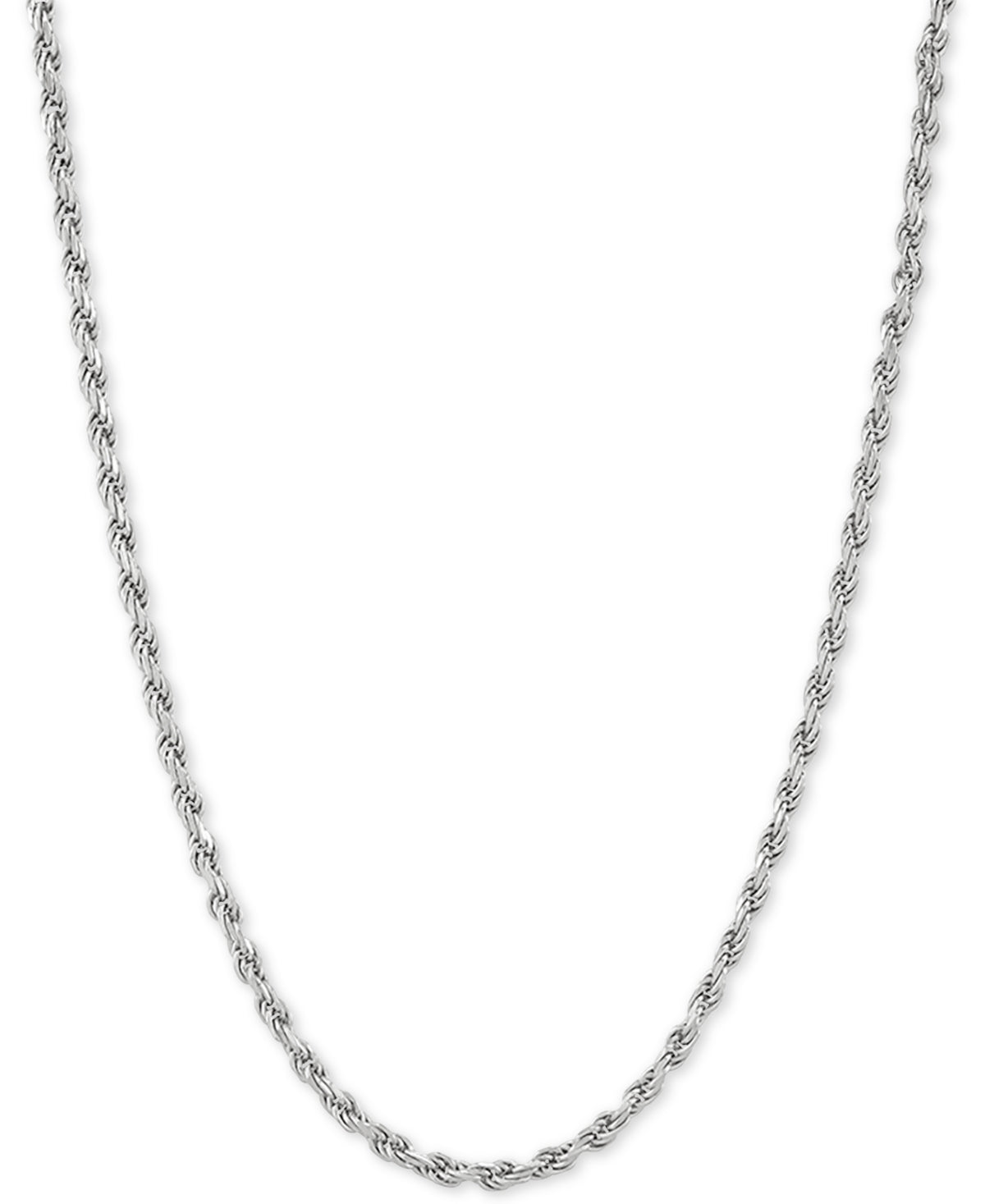GIANI BERNINI Rope Link 20" Chain Necklace in Sterling Silver