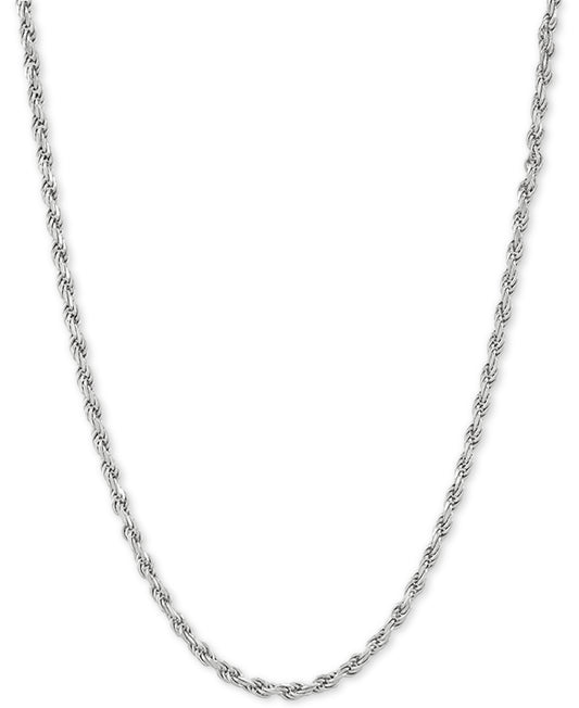 GIANI BERNINI Rope Link 20" Chain Necklace in Sterling Silver