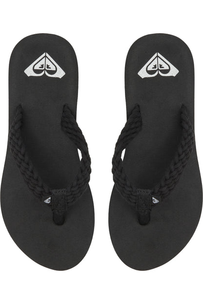 Roxy Porto IV Women's Sandals Black : 6 M