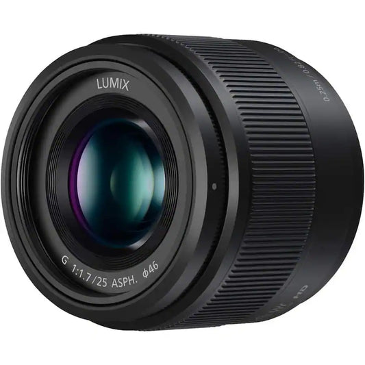 Panasonic Lumix G 25mm f/1.7 ASPH. Lens (Black) - H-H025K