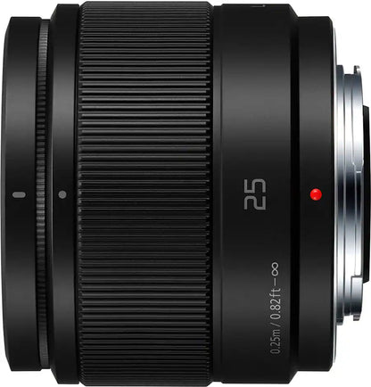 Panasonic Lumix G 25mm f/1.7 ASPH. Lens (Black) - H-H025K