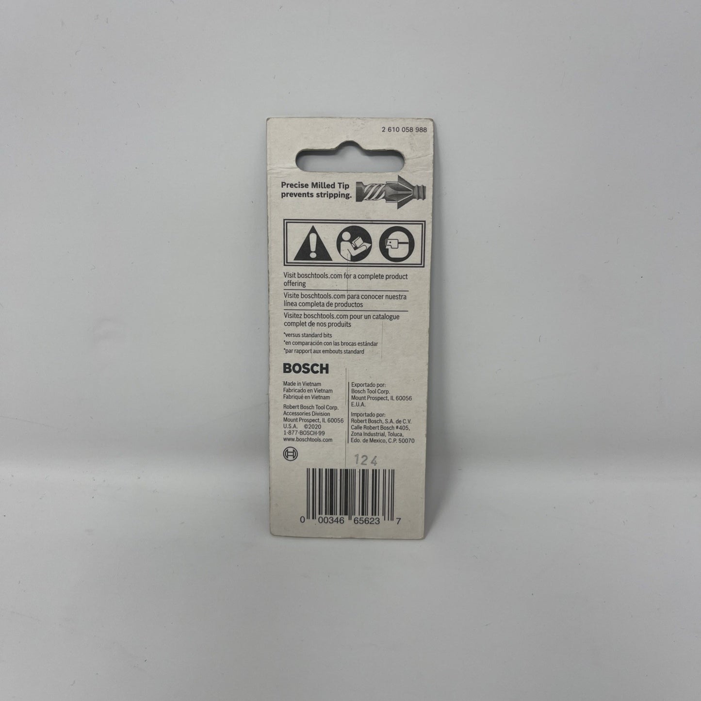 BOSCH ITDSL810202-2 pc. Driven 2 in. Impact Slotted #8-10 Power Bits