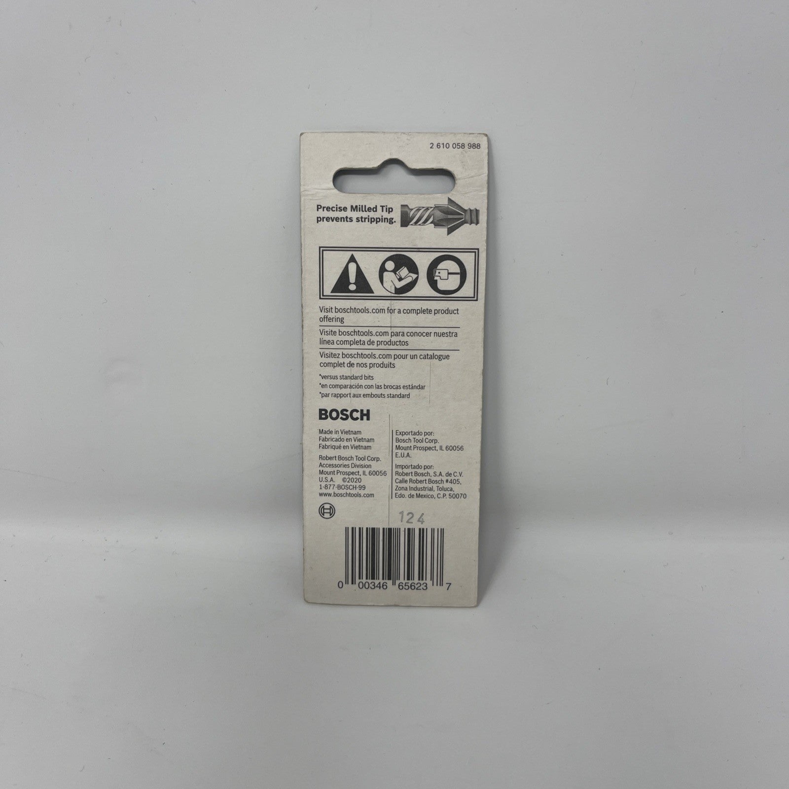 BOSCH ITDSL810202-2 pc. Driven 2 in. Impact Slotted #8-10 Power Bits