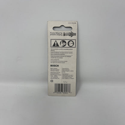 BOSCH ITDSL810202-2 pc. Driven 2 in. Impact Slotted #8-10 Power Bits