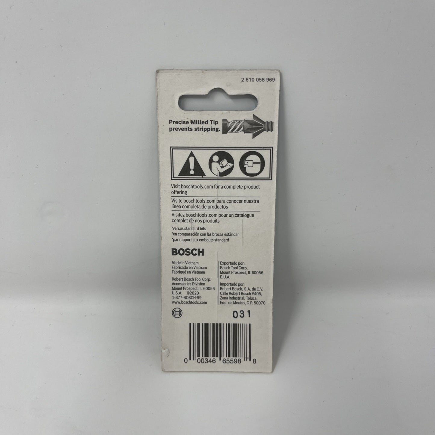 BOSCH ITDT30102-2 pc. Driven 1 In. Impact Torx® #30 Insert Bit