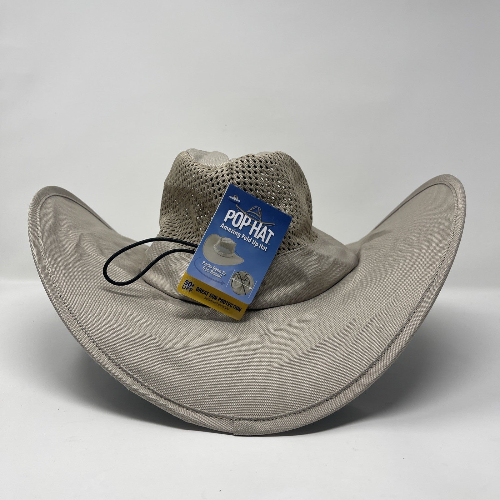 POP HAT - Pop Open Packable Sun Hat (Khaki)