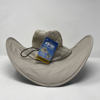 POP HAT - Pop Open Packable Sun Hat (Khaki)