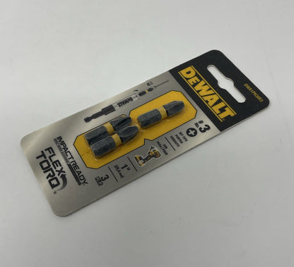 DEWALT DWA1PH3IR3 #3 Impact Ready Flex Torq 1” Bits