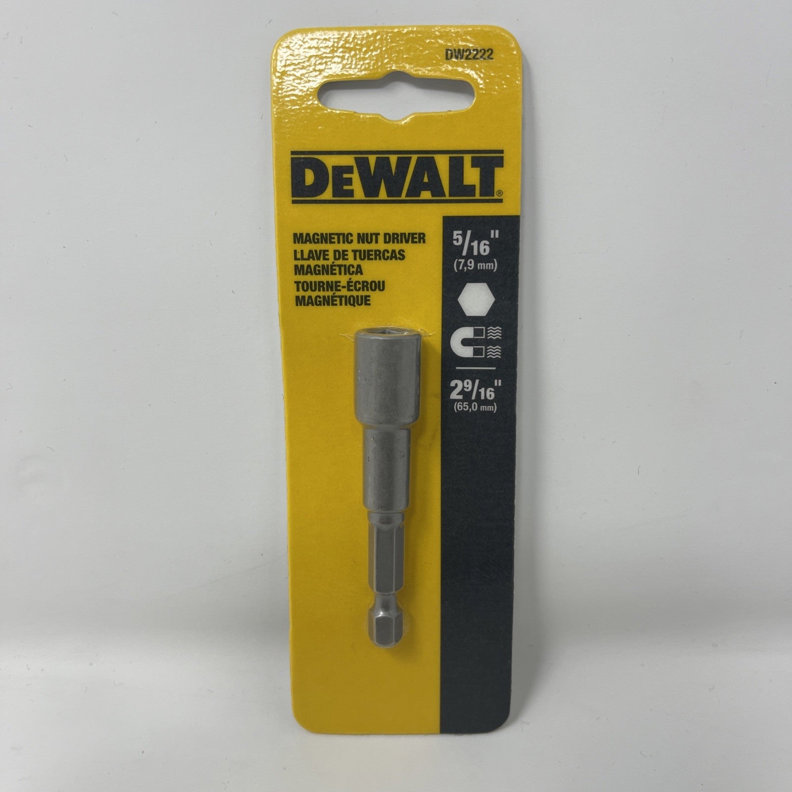 DEWALT MAGNETIC NUT DRIVER DW2222 5/16