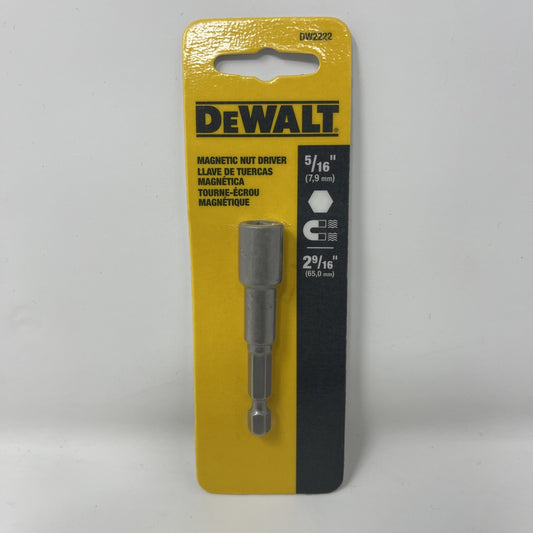 DEWALT MAGNETIC NUT DRIVER DW2222 5/16