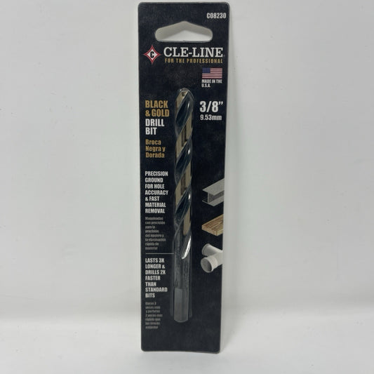 CLE-LINE 3/8-in x 5-in High-speed steel Self-centering Twist Drill Bit