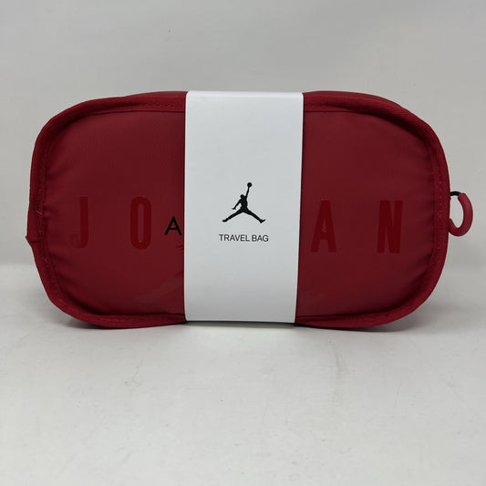 Nike Air Jordan Men's Travel Dopp Kit Clutch Toiletries Bag Gym Red