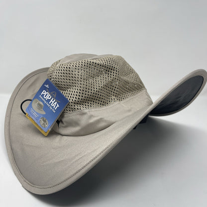 POP HAT - Pop Open Packable Sun Hat (Khaki)