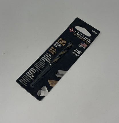 CLE-LINE 3/16-in x 3-1/2-in High-speed Steel Self-centering Twist Drill Bit New