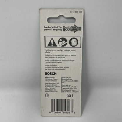 BOSCH ITDT30102-2 pc. Driven 1 In. Impact Torx® #30 Insert Bit