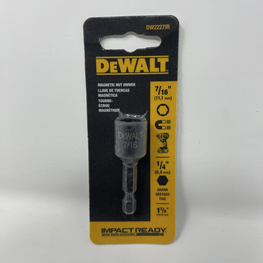 DeWalt DW2227IR 7/16" Magnetic Impact Nut Driver (J1)
