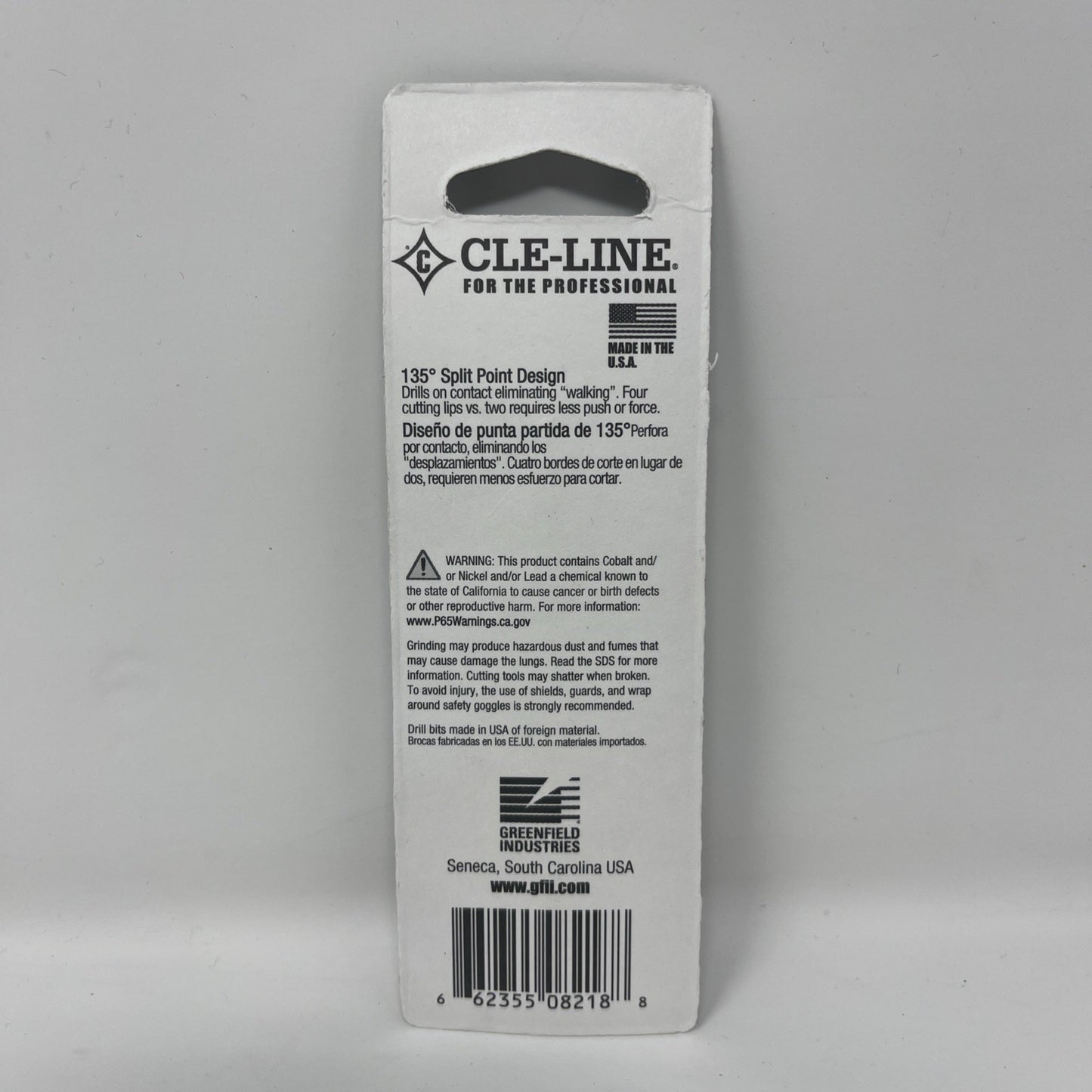 CLE-LINE 3/16-in x 3-1/2-in High-speed Steel Self-centering Twist Drill Bit New