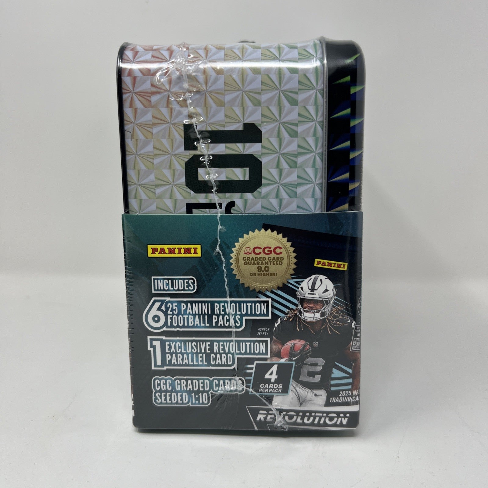 NEW 2025 Panini Football Trading Cards Collectors Tin LOVE PACKERS FACTORY SEAL