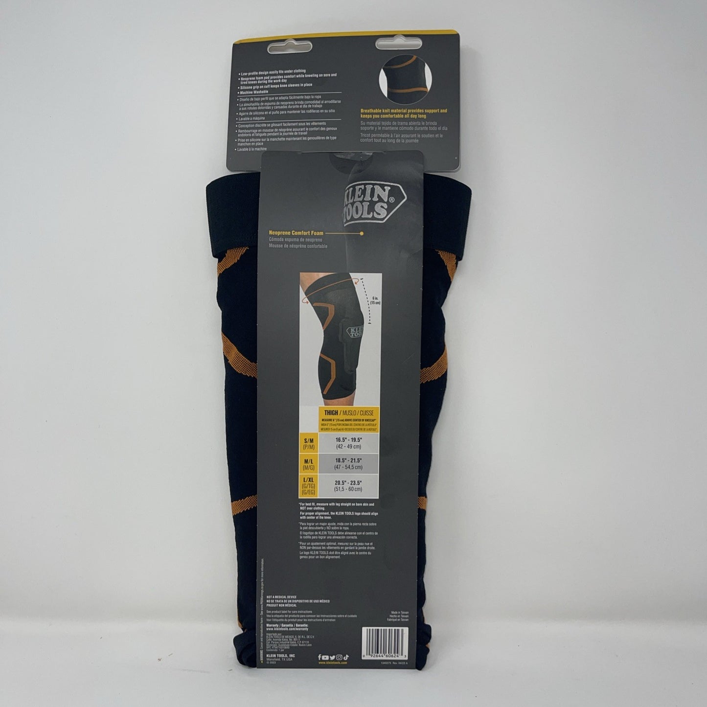 Klein Tools 60624 Knee Pad Compression Sleeve, L/XL