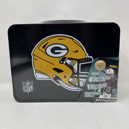 NEW 2025 Panini Football Trading Cards Collectors Tin LOVE PACKERS FACTORY SEAL