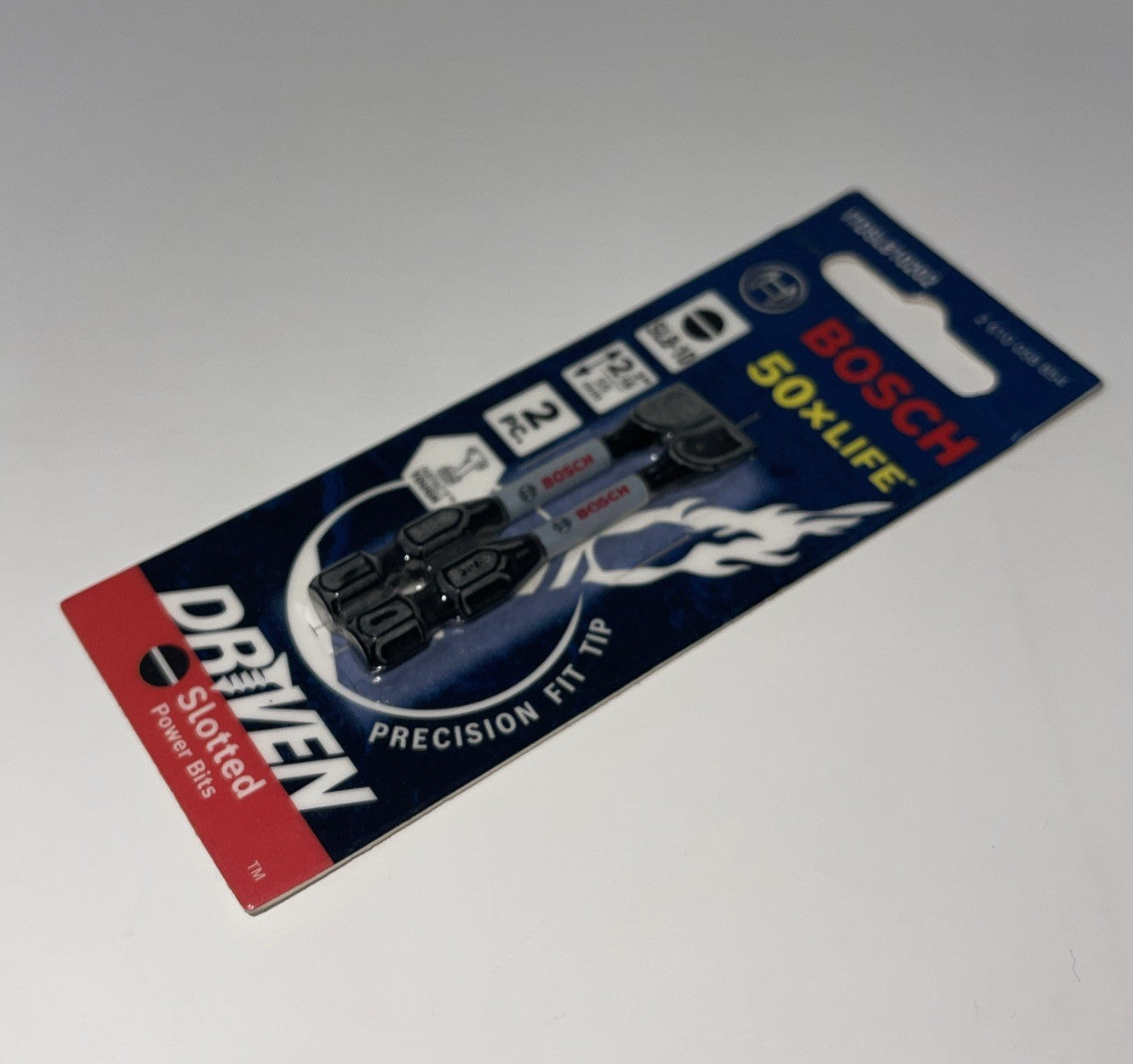 BOSCH ITDSL810202-2 pc. Driven 2 in. Impact Slotted #8-10 Power Bits