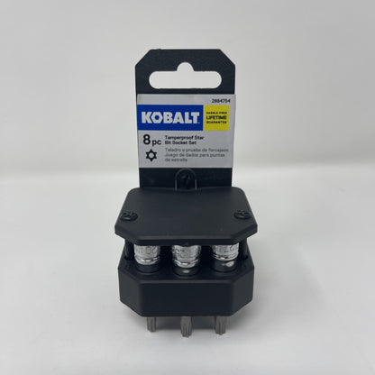 Kobalt 8 -Piece 1/4-in 3/8-in Drive Set Tamper-proof Torx Bit Driver Socket Set