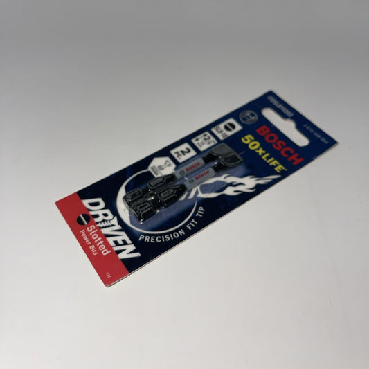 BOSCH ITDSL810202-2 pc. Driven 2 in. Impact Slotted #8-10 Power Bits