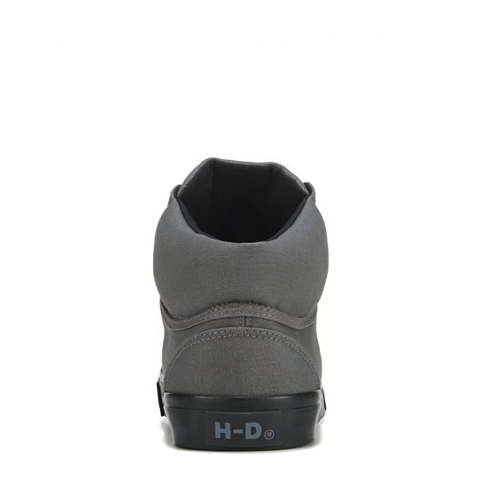 Harley Davidson Men's Wrenford Mid Top Sneakers (Grey Canvas) - Size 9.5 M