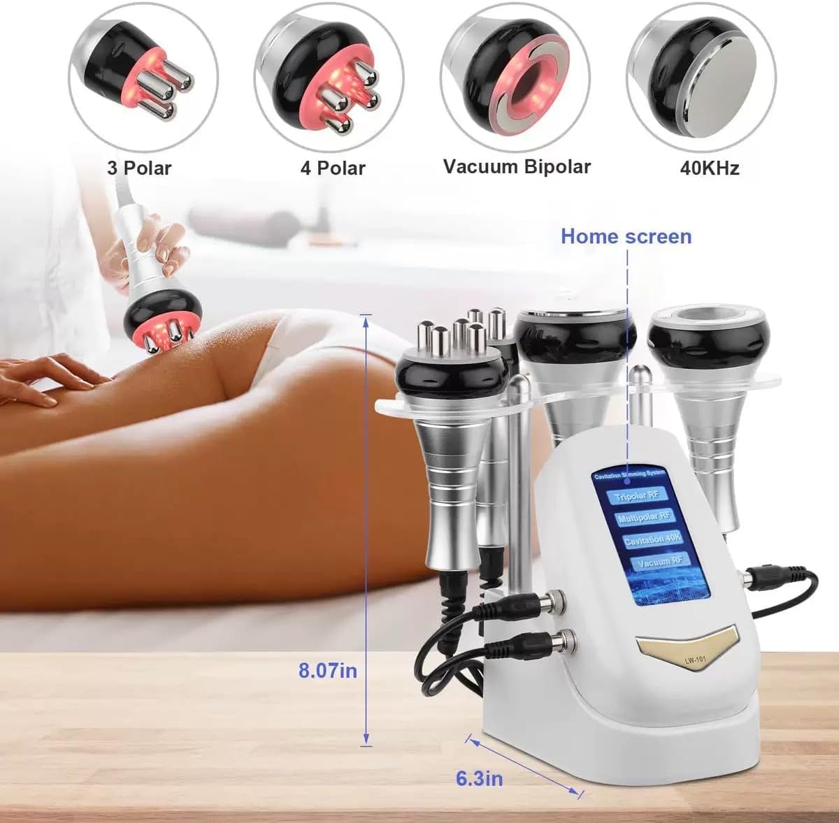 40K RF Radio Frequency Cavitation Machine – 4‑in‑1 Body Sculpting System