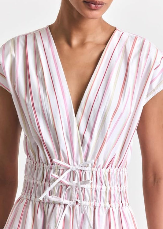 Derek Lam 10 Crosby Women's Tora V-Neck Dress
