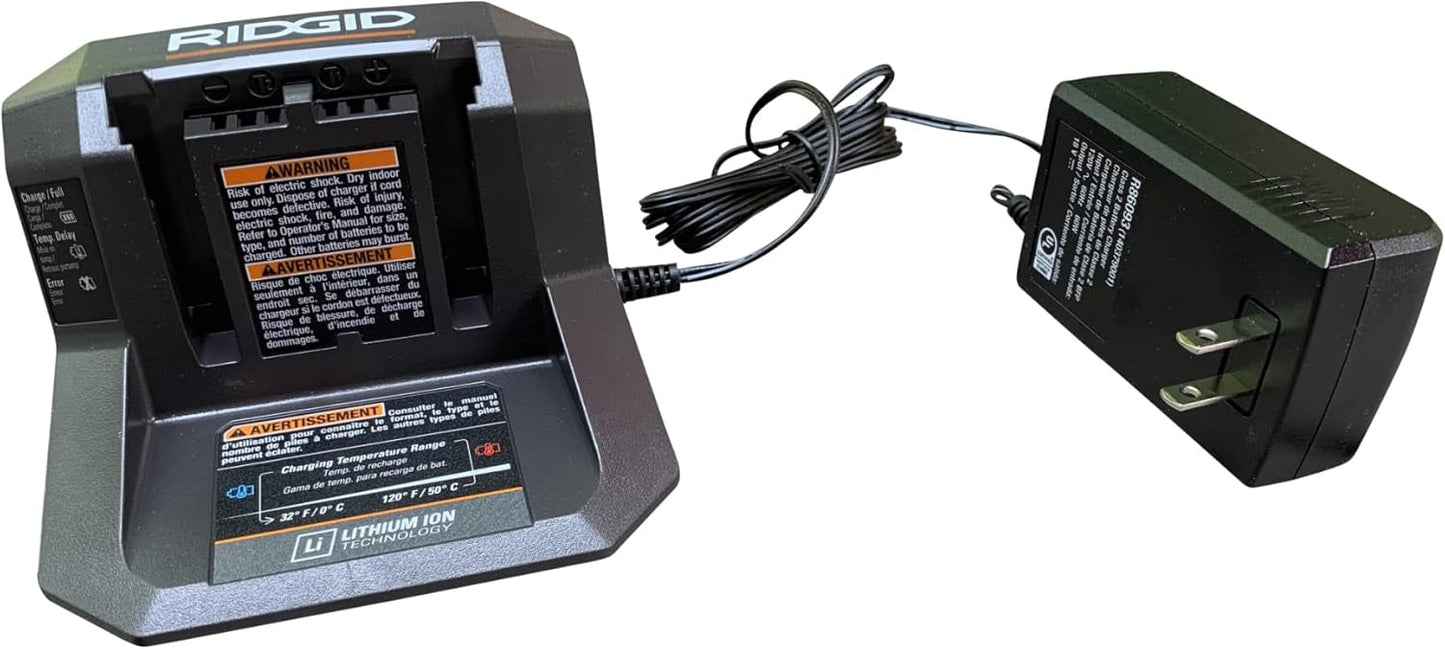 RIDGID 18V Lithium-Ion Charger AC86093N