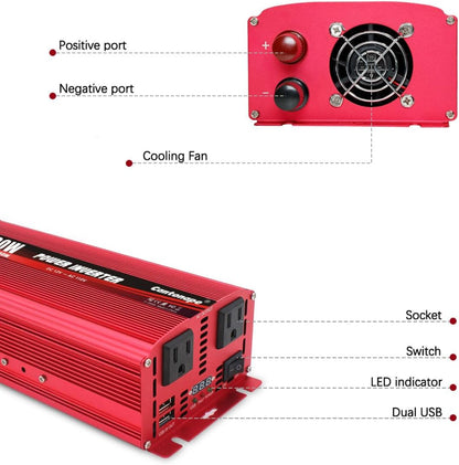 Cantonape 1500W Power Inverter (model F-1500A)