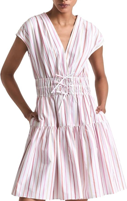 Derek Lam 10 Crosby Women's Tora V-Neck Dress