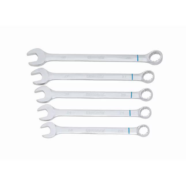 KOBALT 5 piece Large Combination Wrench Set