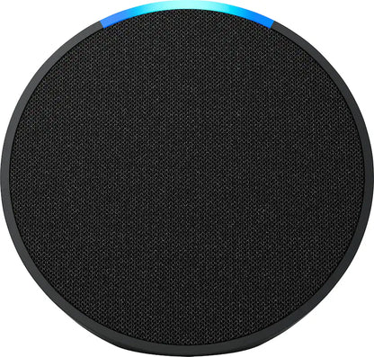Amazon - Echo Pop (1st Generation) Smart Speaker with Alexa - Charcoal