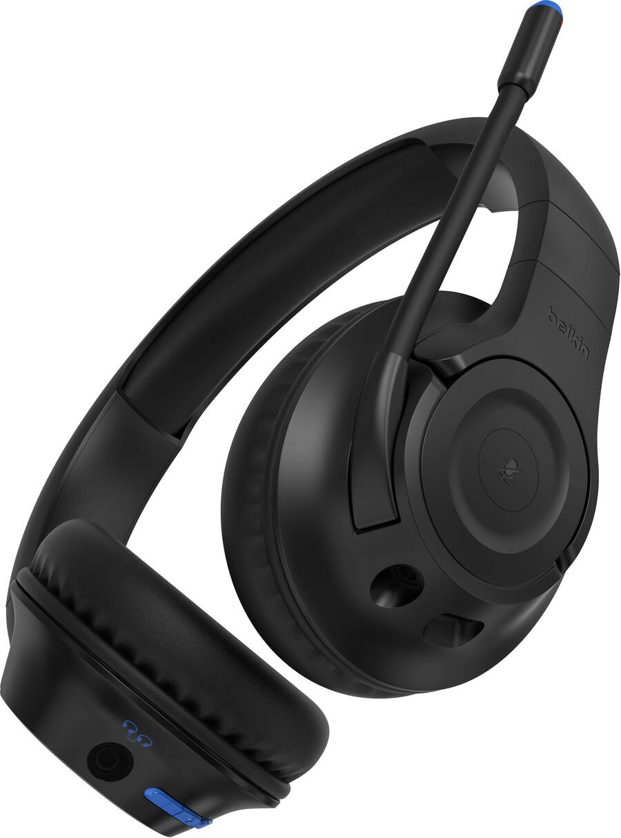 Belkin - SoundForm Inspire Wireless Youth Over-Ear Headset - Black