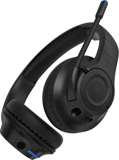 Belkin - SoundForm Inspire Wireless Youth Over-Ear Headset - Black